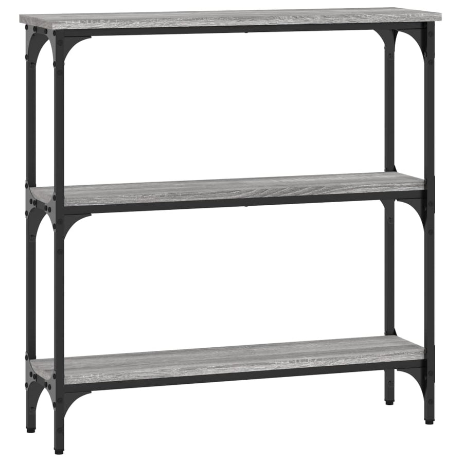 Wandtafel 75X22,5X75 Cm Bewerkt Hout Grijs Sonoma Eikenkleurig