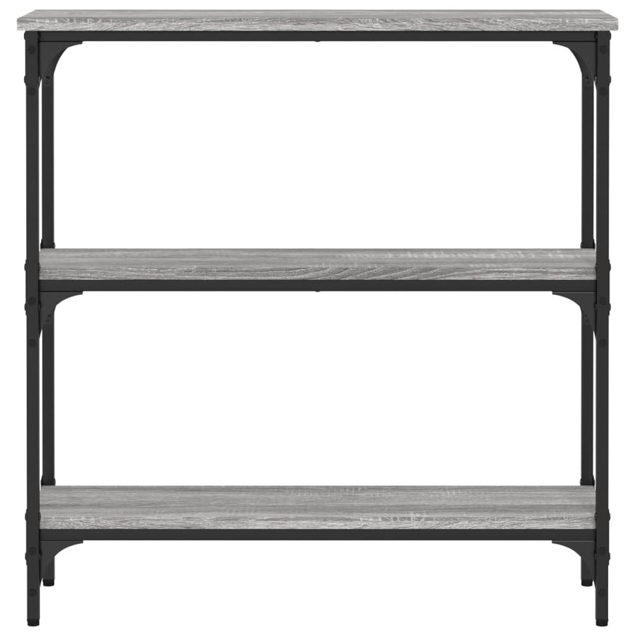 Wandtafel 75X22,5X75 Cm Bewerkt Hout Grijs Sonoma Eikenkleurig