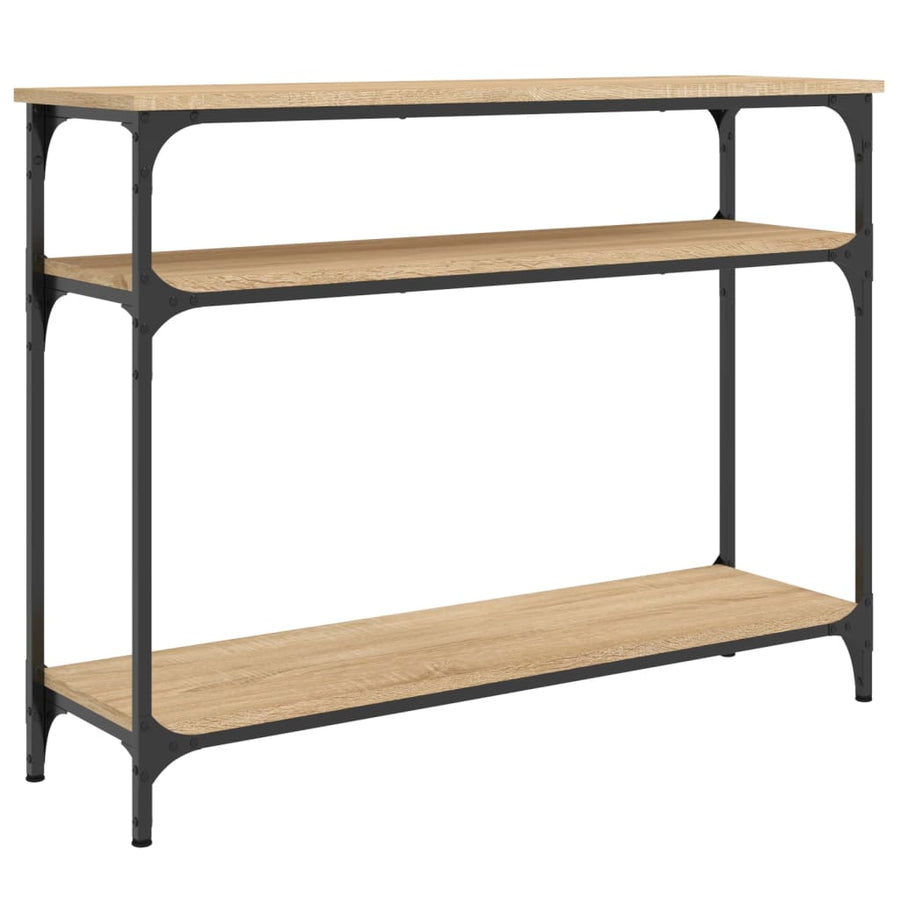 Wandtafel 100X29X75 Cm Bewerkt Hout Sonoma Eikenkleurig