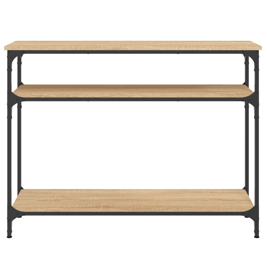 Wandtafel 100X29X75 Cm Bewerkt Hout Sonoma Eikenkleurig