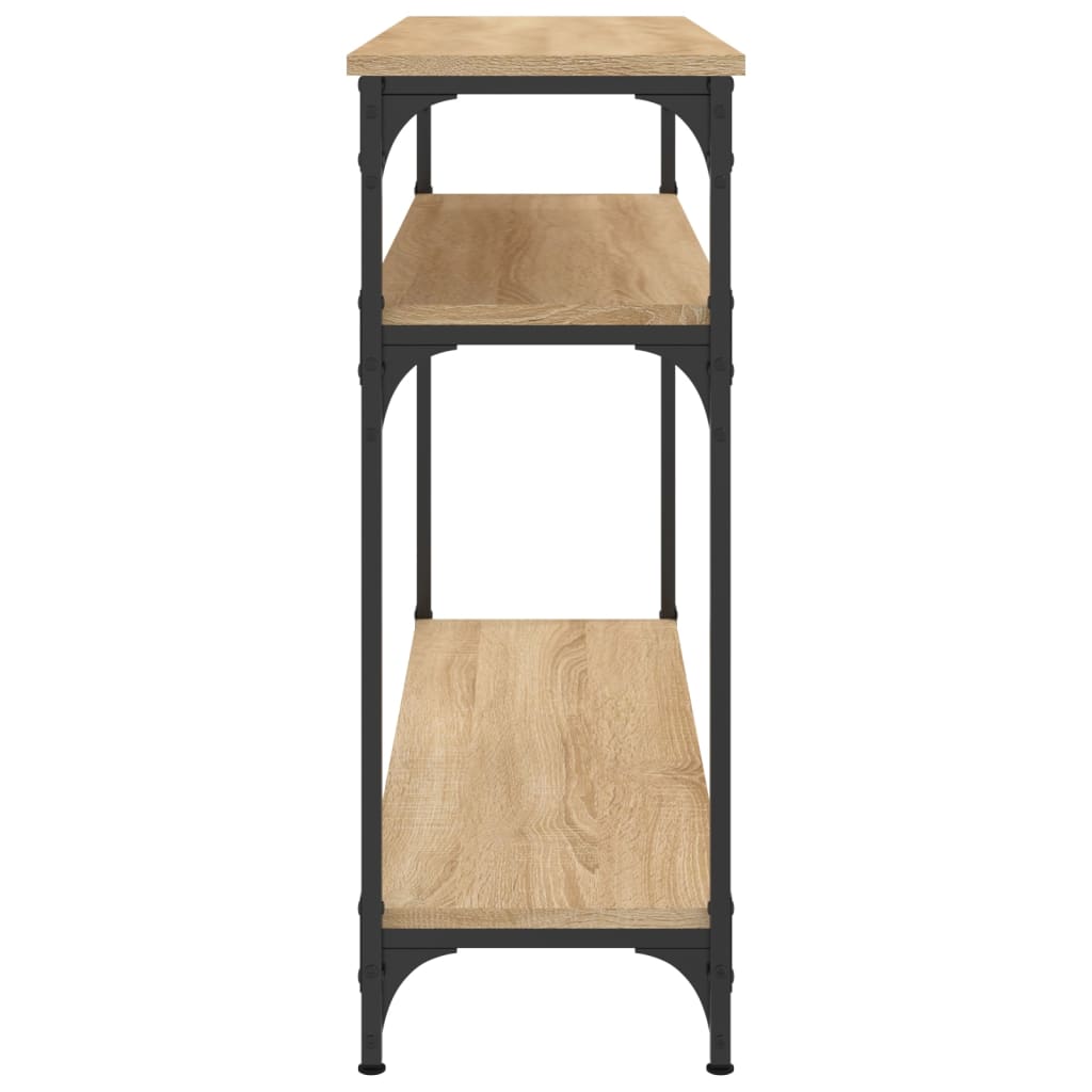 Wandtafel 100X29X75 Cm Bewerkt Hout Sonoma Eikenkleurig