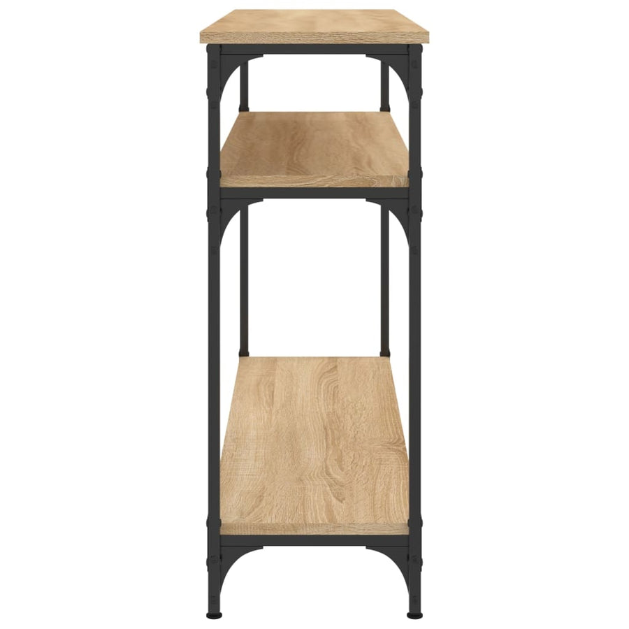 Wandtafel 100X29X75 Cm Bewerkt Hout Sonoma Eikenkleurig