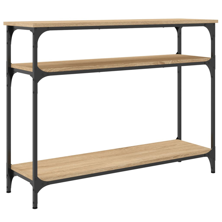 Wandtafel 100X29X75 Cm Bewerkt Hout Sonoma Eikenkleurig