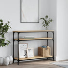 Console table 100x29x75 cm engineered wood Sonoma oak colour