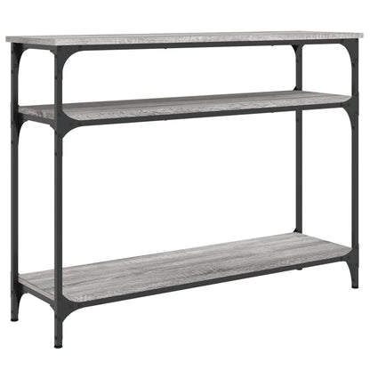 Wandtafel 100X29X75 Cm Bewerkt Hout Grijs Sonoma Eikenkleurig