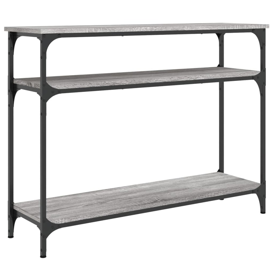 Wandtafel 100X29X75 Cm Bewerkt Hout Grijs Sonoma Eikenkleurig