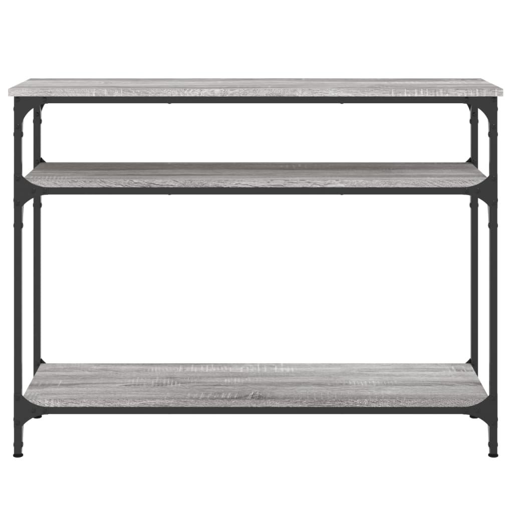 Wandtafel 100X29X75 Cm Bewerkt Hout Grijs Sonoma Eikenkleurig