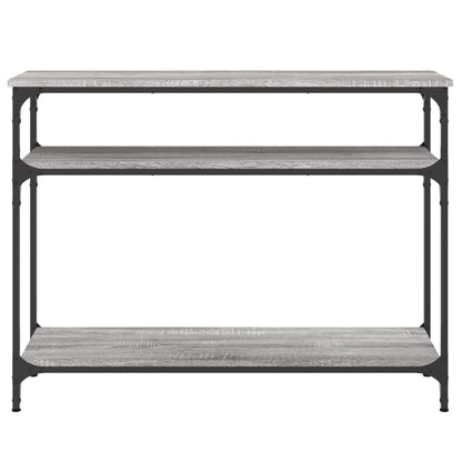 Wandtafel 100X29X75 Cm Bewerkt Hout Grijs Sonoma Eikenkleurig