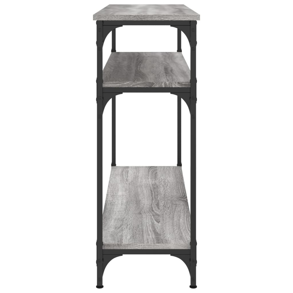 Wandtafel 100X29X75 Cm Bewerkt Hout Grijs Sonoma Eikenkleurig
