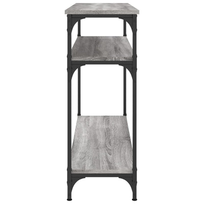 Wandtafel 100X29X75 Cm Bewerkt Hout Grijs Sonoma Eikenkleurig