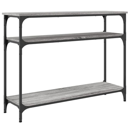 Wandtafel 100X29X75 Cm Bewerkt Hout Grijs Sonoma Eikenkleurig