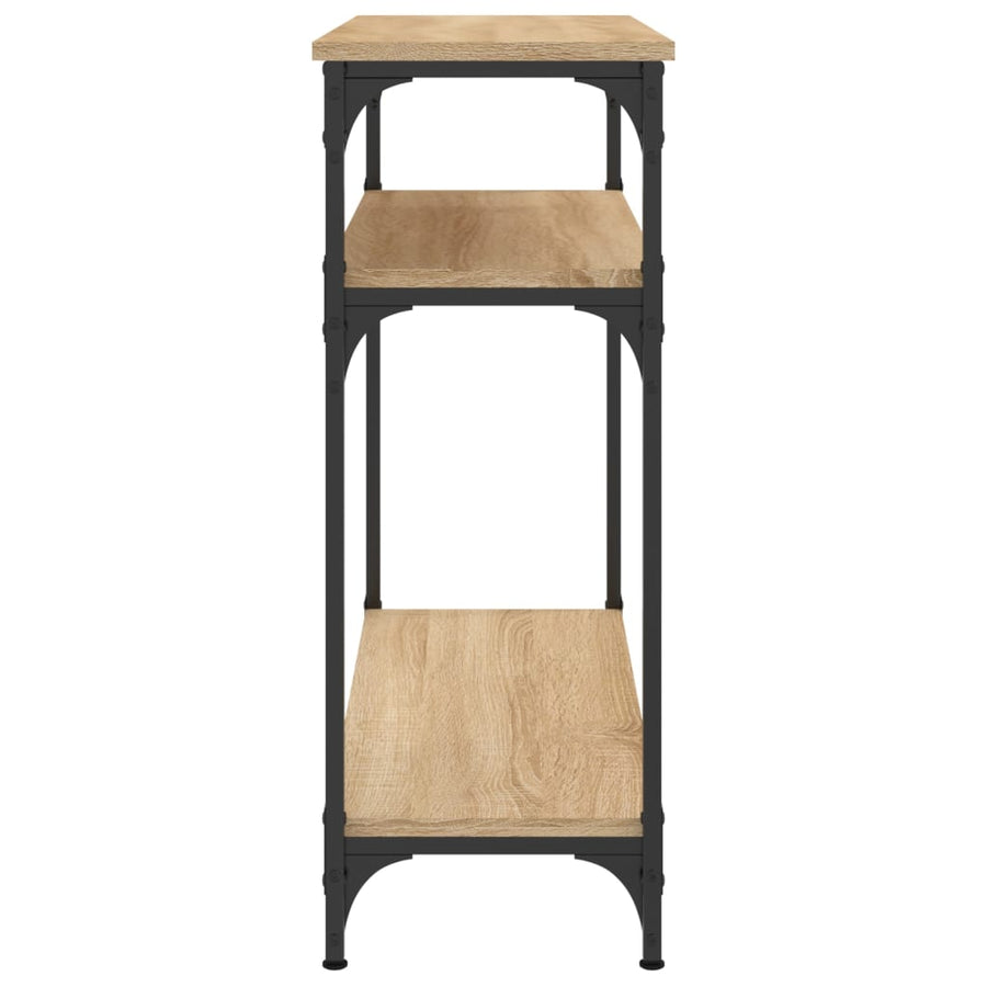 Wandtafel Bewerkt Hout Kleurig 75 x 29 x 75 cm Sonoma eiken