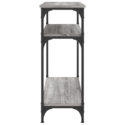 Wandtafel 75X29X75 Cm Bewerkt Hout Grijs Sonoma Eikenkleurig
