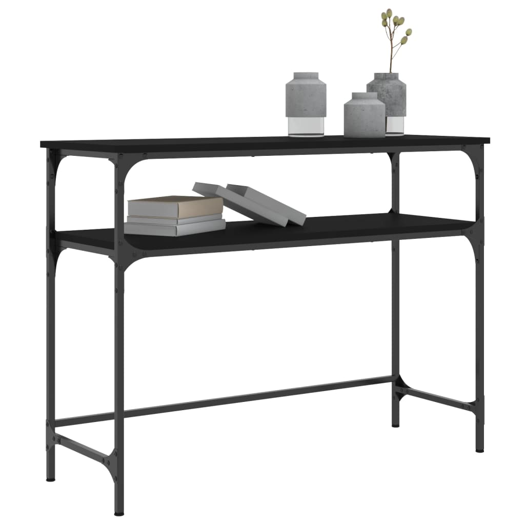 Wandtafel 100X35,5X75 Cm Bewerkt Hout Zwart