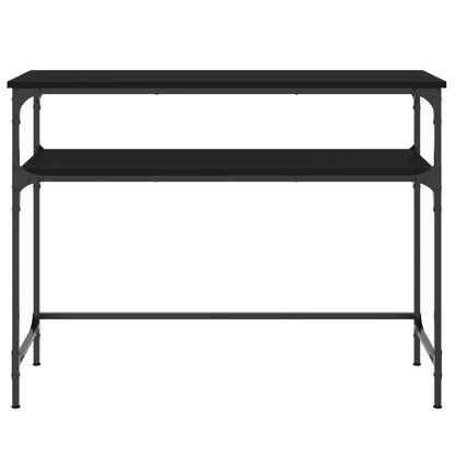 Wandtafel 100X35,5X75 Cm Bewerkt Hout Zwart