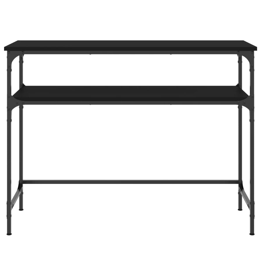 Wandtafel 100X35,5X75 Cm Bewerkt Hout Zwart