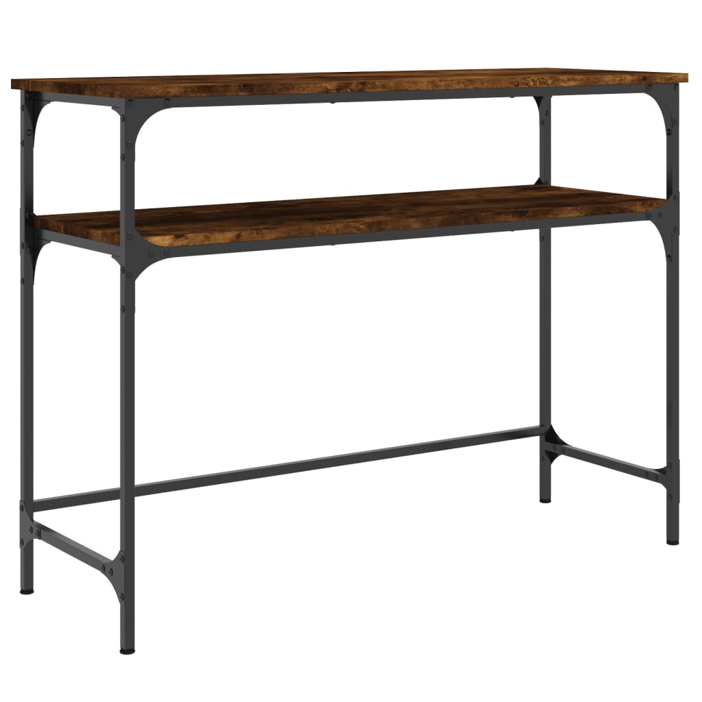 Wandtafel 100X35,5X75 Cm Bewerkt Hout Gerookt Eikenkleurig