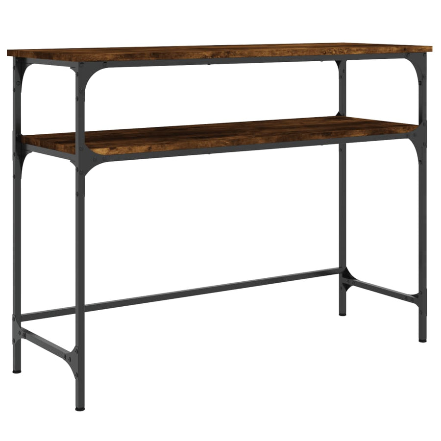 Wandtafel 100X35,5X75 Cm Bewerkt Hout Gerookt Eikenkleurig