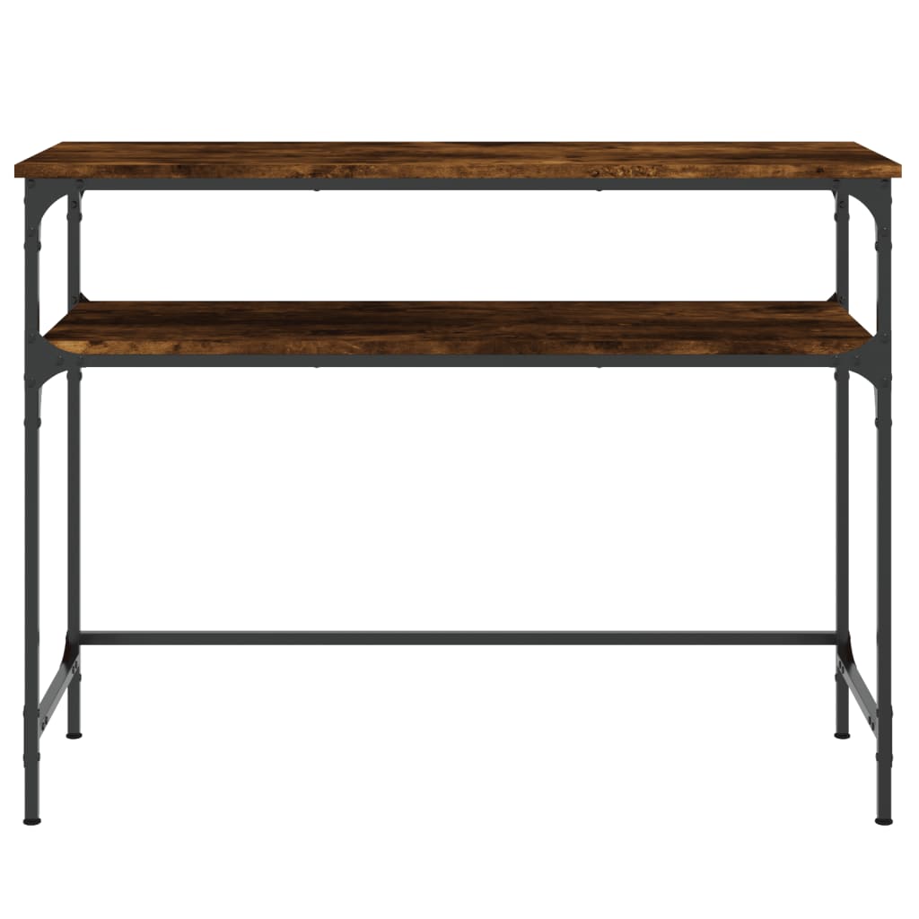 Wandtafel 100X35,5X75 Cm Bewerkt Hout Gerookt Eikenkleurig