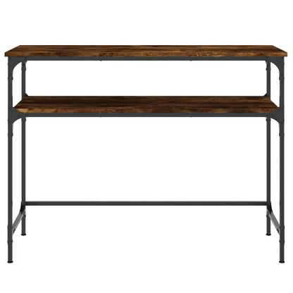 Wandtafel 100X35,5X75 Cm Bewerkt Hout Gerookt Eikenkleurig