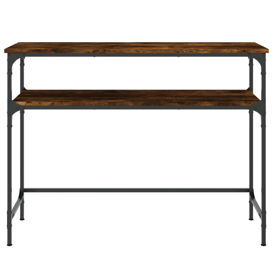 Wandtafel 100X35,5X75 Cm Bewerkt Hout Gerookt Eikenkleurig