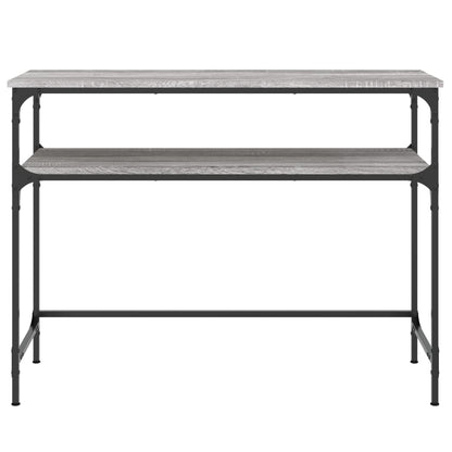 Wandtafel 100X35,5X75 Cm Bewerkt Hout Grijs Sonoma Eikenkleurig