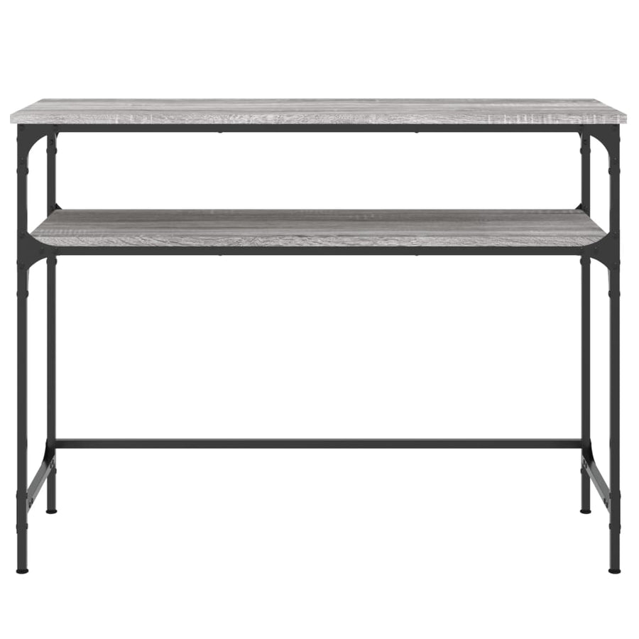 Wandtafel 100X35,5X75 Cm Bewerkt Hout Grijs Sonoma Eikenkleurig