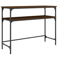 Wandtafel 100X35,5X75 Cm Bewerkt Hout Bruin Eikenkleur