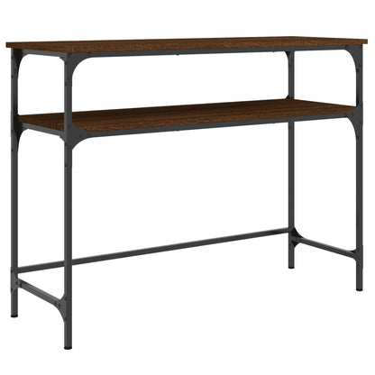 Wandtafel 100X35,5X75 Cm Bewerkt Hout Bruin Eikenkleur