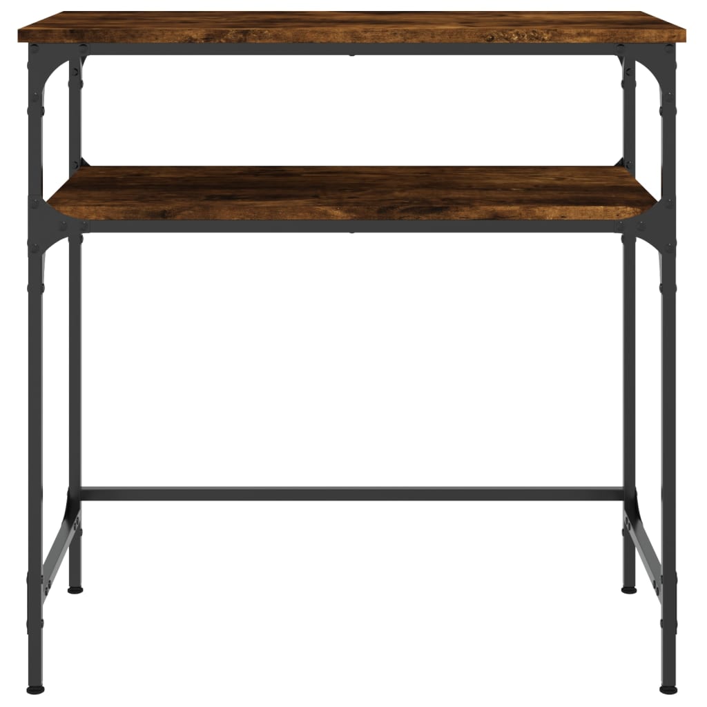 Wandtafel 75X35,5X75 Cm Bewerkt Hout Gerookt Eikenkleurig