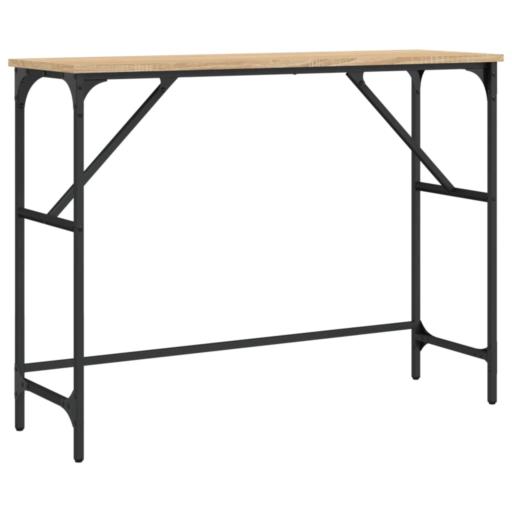 Wandtafel 100X32X75 Cm Bewerkt Hout Sonoma Eikenkleurig