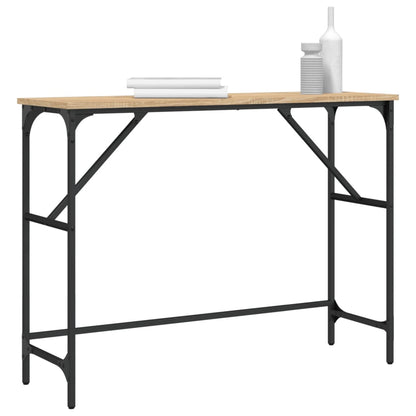 Wandtafel 100X32X75 Cm Bewerkt Hout Sonoma Eikenkleurig