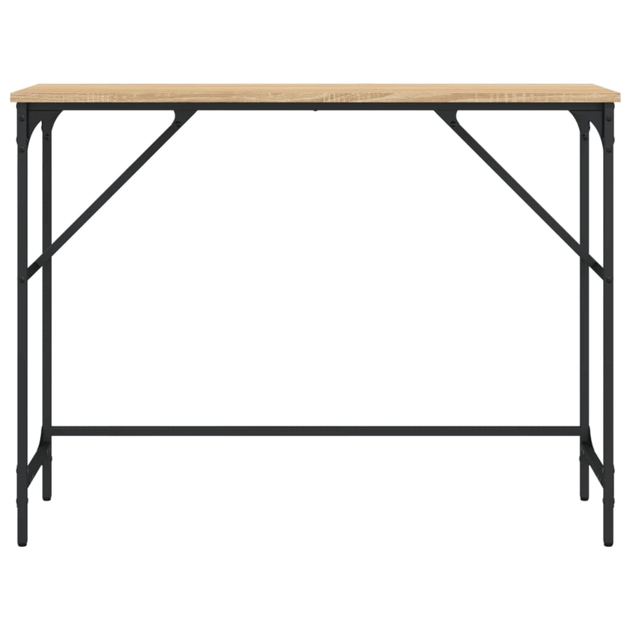 Wandtafel 100X32X75 Cm Bewerkt Hout Sonoma Eikenkleurig