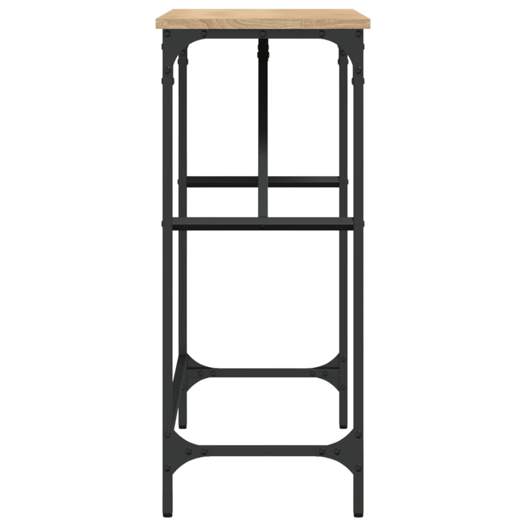 Wandtafel 100X32X75 Cm Bewerkt Hout Sonoma Eikenkleurig