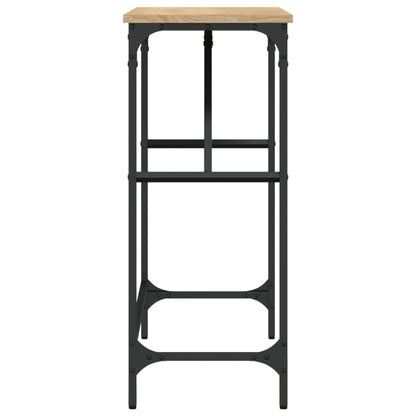 Wandtafel 100X32X75 Cm Bewerkt Hout Sonoma Eikenkleurig