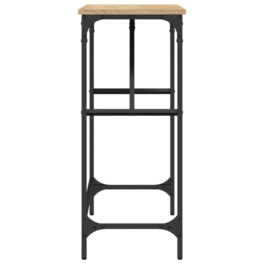 Wandtafel 100X32X75 Cm Bewerkt Hout Sonoma Eikenkleurig