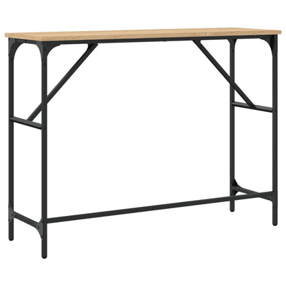 Wandtafel 100X32X75 Cm Bewerkt Hout Sonoma Eikenkleurig