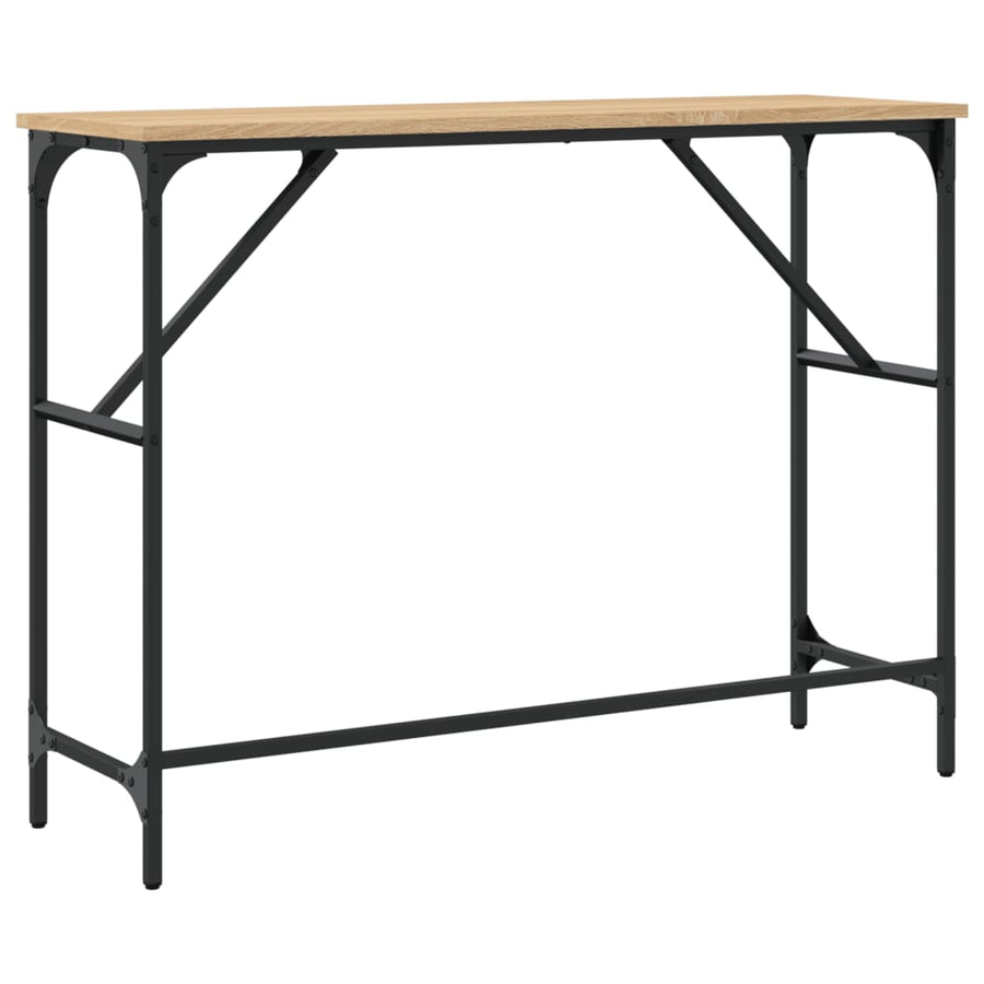 Wandtafel 100X32X75 Cm Bewerkt Hout Sonoma Eikenkleurig