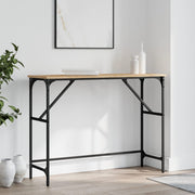 Wandtafel 100x32x75 cm bewerkt hout sonoma eiken