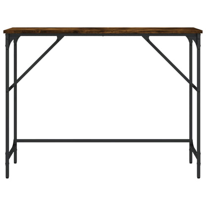 Wandtafel 100X32X75 Cm Bewerkt Hout Gerookt Eikenkleurig