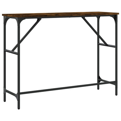 Wandtafel 100X32X75 Cm Bewerkt Hout Gerookt Eikenkleurig