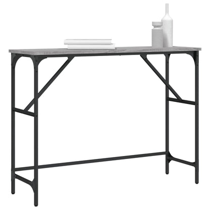 Wandtafel 100X32X75 Cm Bewerkt Hout Grijs Sonoma Eikenkleurig