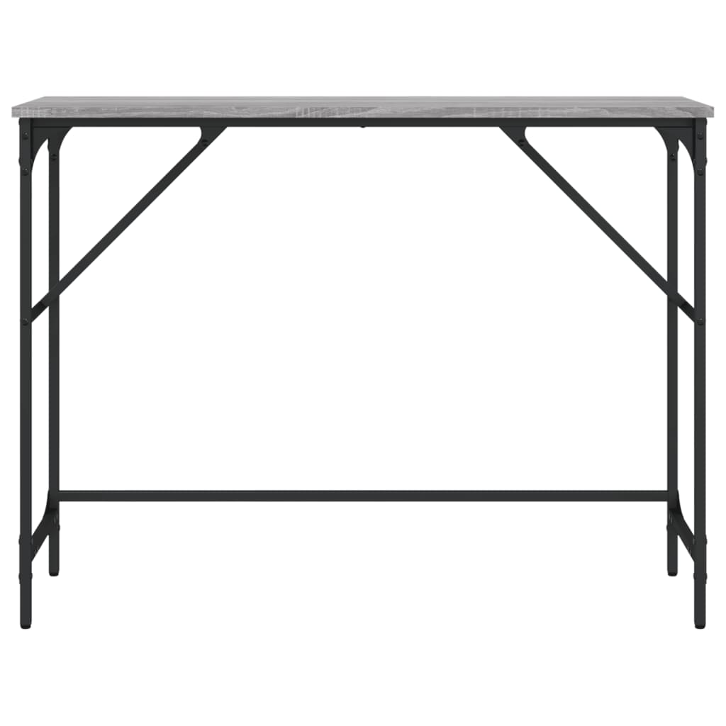 Wandtafel 100X32X75 Cm Bewerkt Hout Grijs Sonoma Eikenkleurig