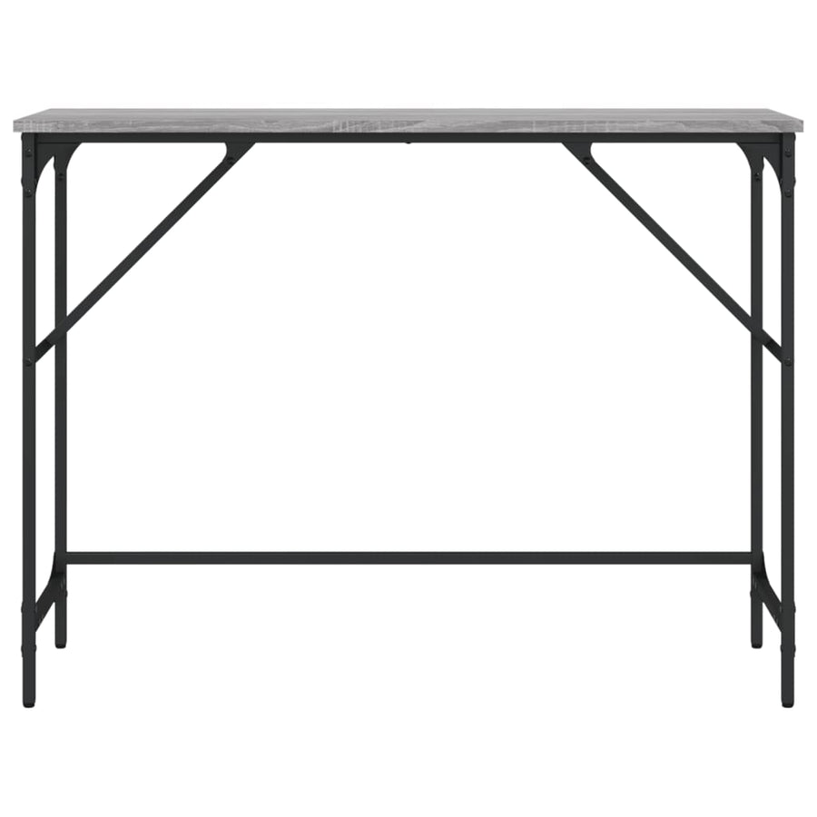 Wandtafel 100X32X75 Cm Bewerkt Hout Grijs Sonoma Eikenkleurig