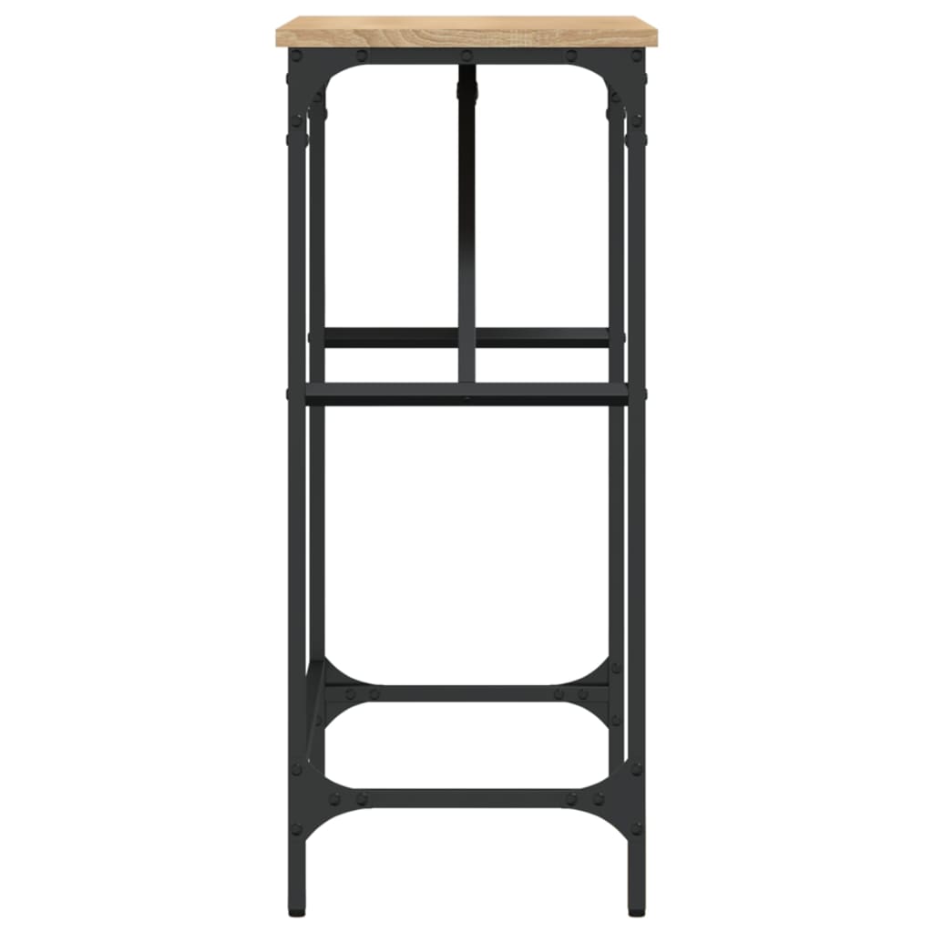 Wandtafel 75X32X75 Cm Bewerkt Hout Sonoma Eikenkleurig