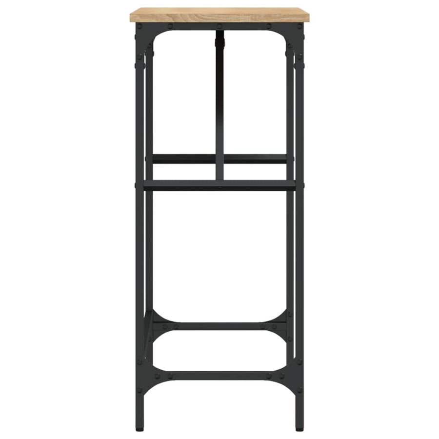 Wandtafel 75X32X75 Cm Bewerkt Hout Sonoma Eikenkleurig