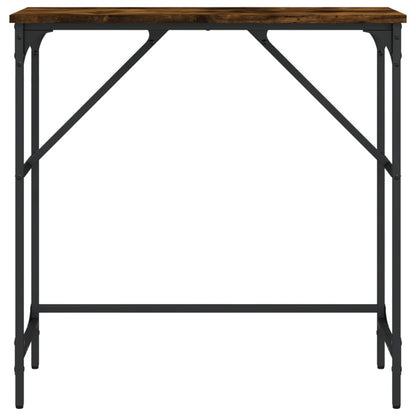 Wandtafel 75X32X75 Cm Bewerkt Hout Gerookt Eikenkleurig