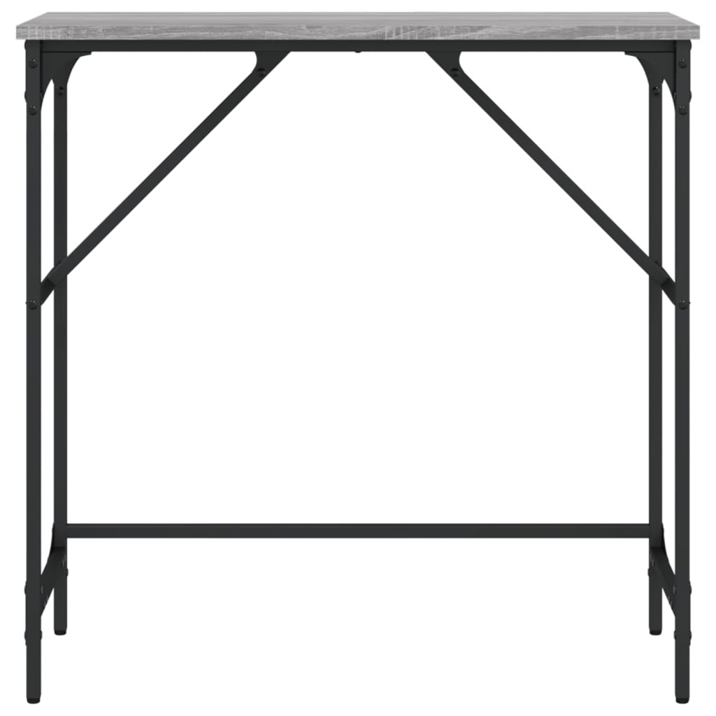 Wandtafel 75X32X75 Cm Bewerkt Hout Grijs Sonoma Eikenkleurig
