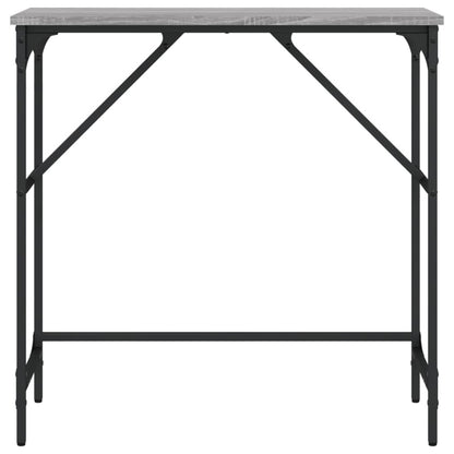 Wandtafel 75X32X75 Cm Bewerkt Hout Grijs Sonoma Eikenkleurig