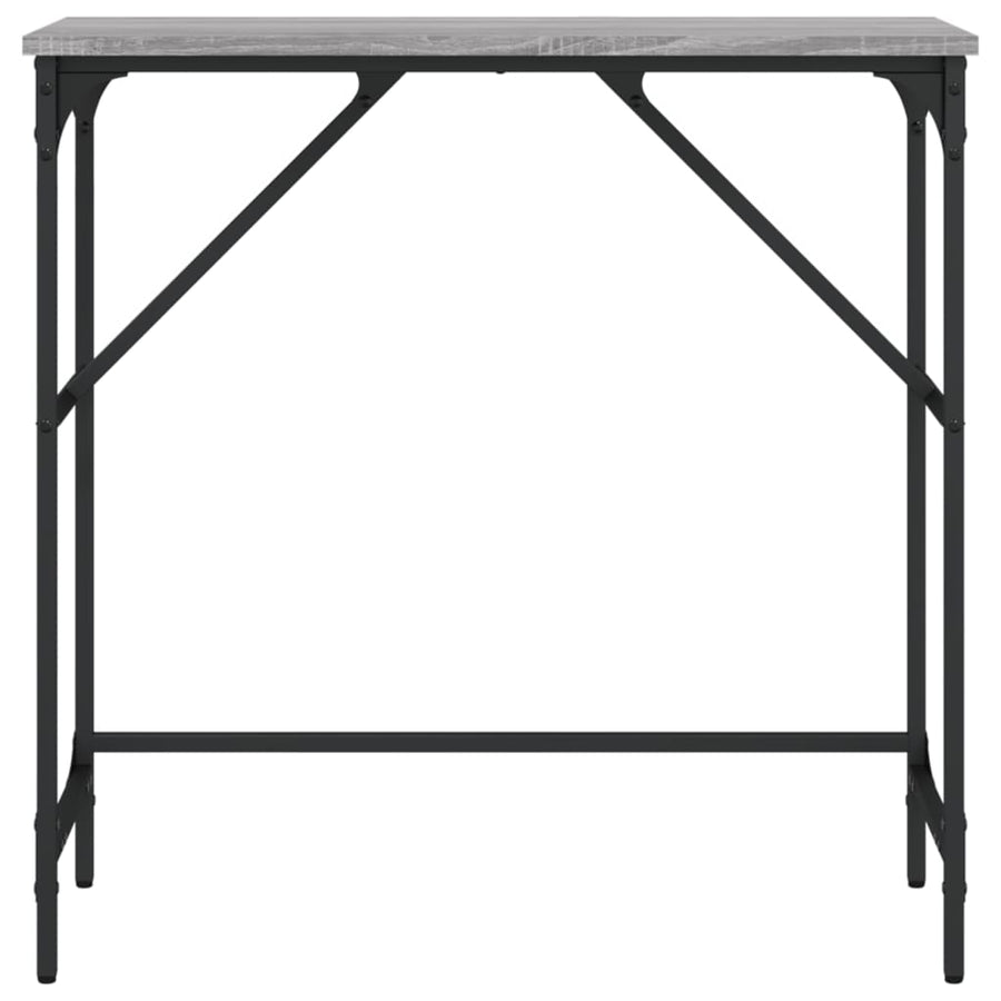 Wandtafel 75X32X75 Cm Bewerkt Hout Grijs Sonoma Eikenkleurig